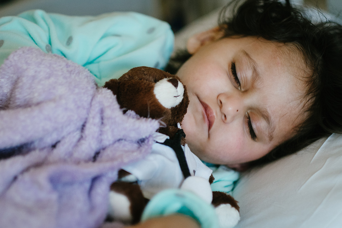 Young child sleeping